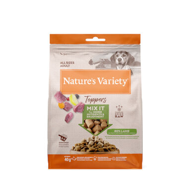 Nature's Variety Toppers Adult Cordeiro para cães