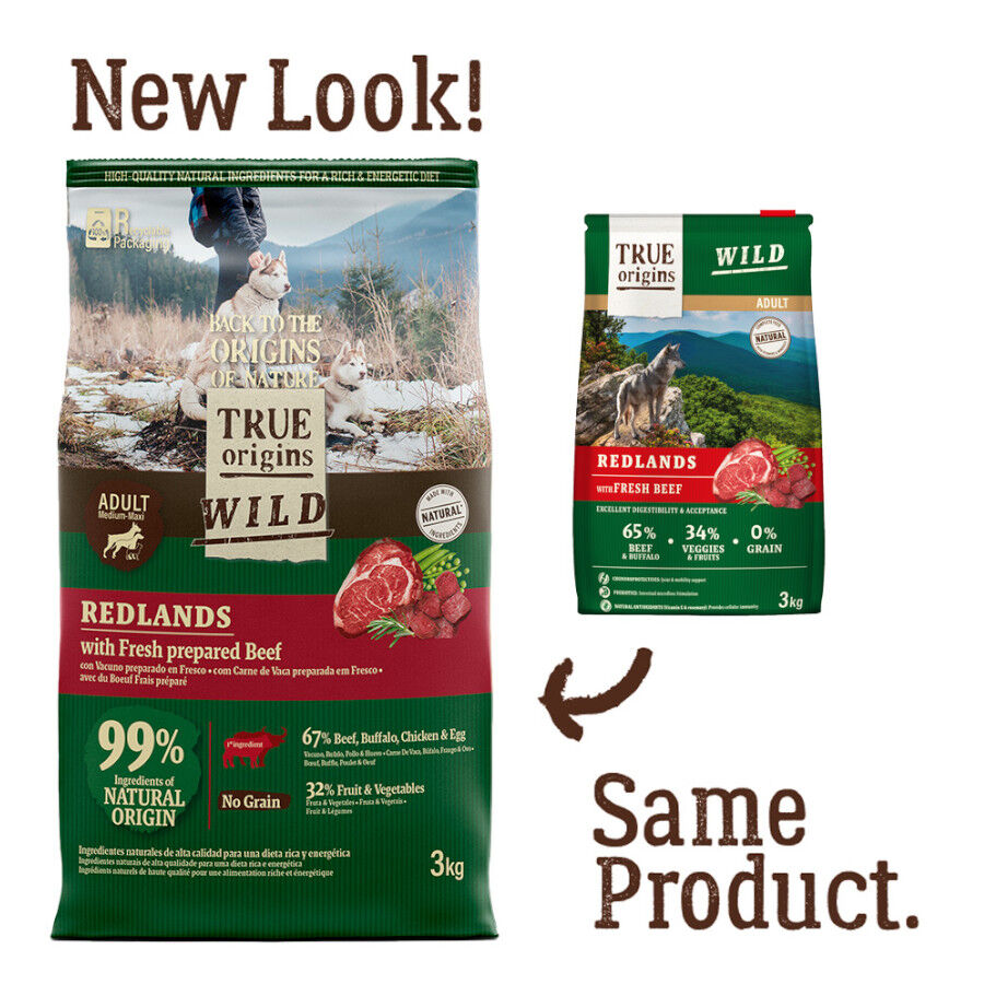 12 kg True Origins Wild Adult Redlands Vitela ra&ccedil;&atilde;o para c&atilde;es, , large Imagem n&uacute;mero 2