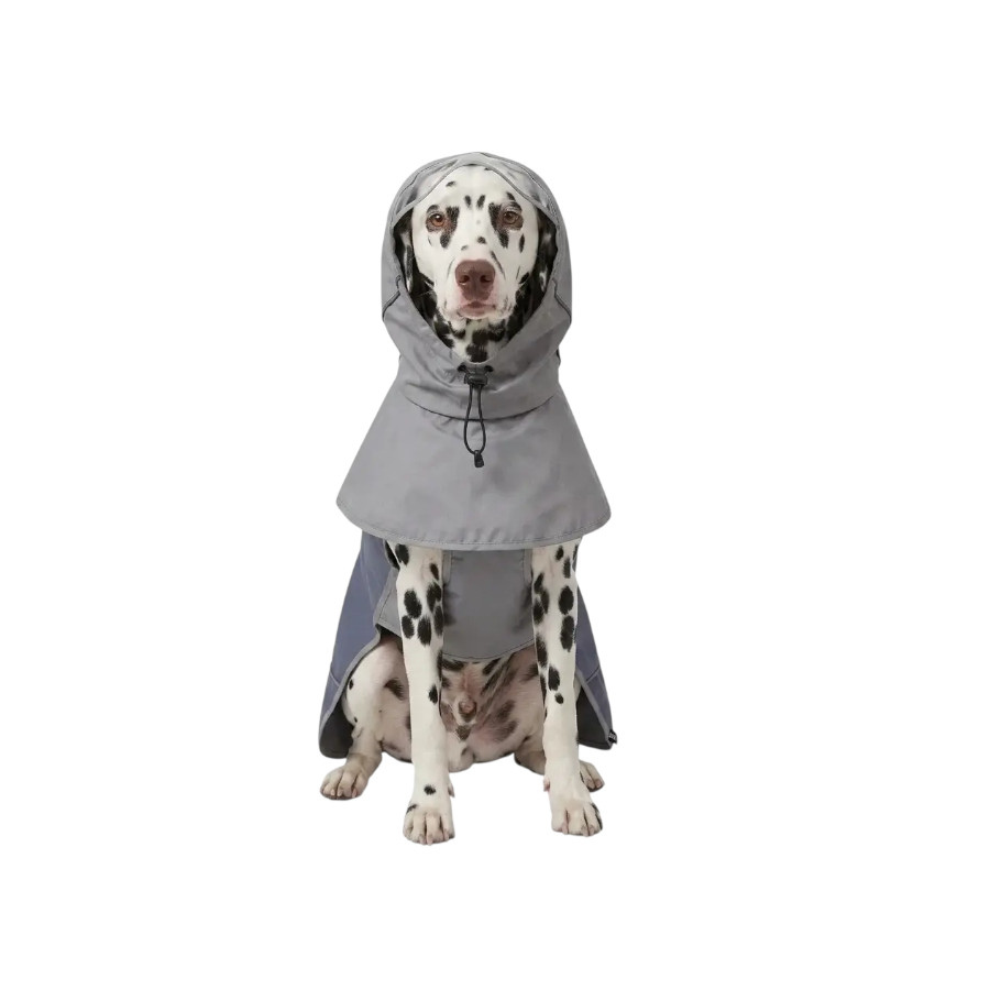 Gotoo Capa de Chuva Cinzenta com Capuz para c&atilde;es, , large Imagem n&uacute;mero 7