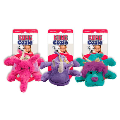 Kong Cozie Brights Animais de peluche para cães