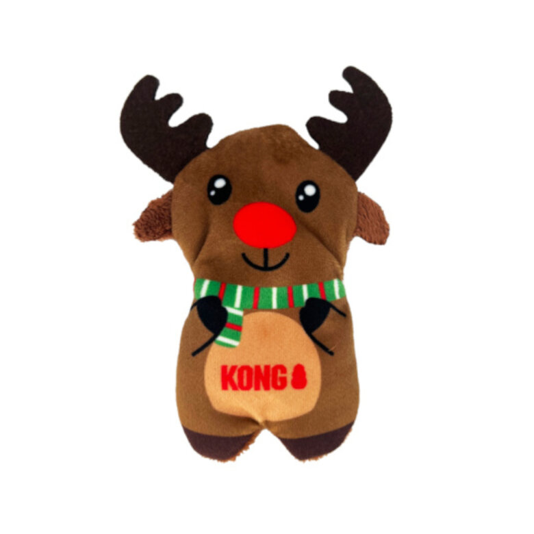 Kong Holiday Refillables Rena de peluche para gatos,  Imagem número 1 Kong Holiday Refillables Rena de peluche para gatos, , large Imagem número 1