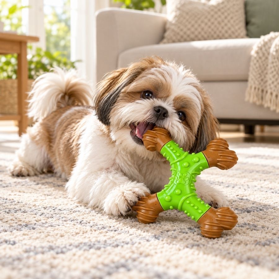 Tootoy! Chew Mordedor Osso de Ma&ccedil;&atilde; para c&atilde;es, , large Imagem n&uacute;mero 1