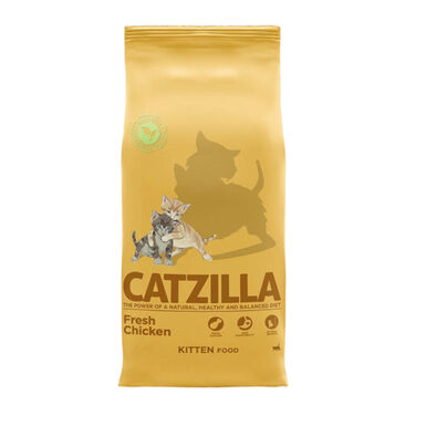 Catzilla Kitten Frango ração para gatos