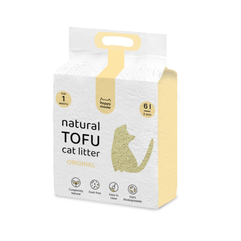 6 L Happy Meow Natural Tofu Aglomerante Original para gatos,  Imagem número 5 6 L Happy Meow Natural Tofu Aglomerante Original para gatos, , large Imagem número 5