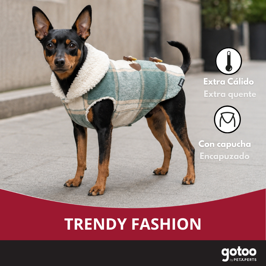Gotoo Casaco Tartan com Capuz para c&atilde;es, , large Imagem n&uacute;mero 6