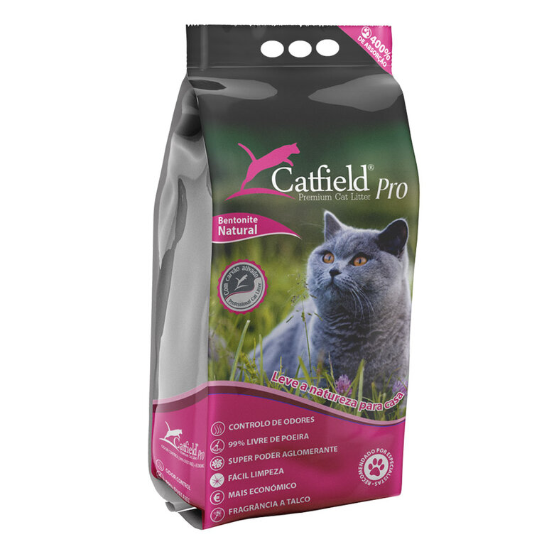 Catfield Premium Pro Talco Areia Aglomerante para gatos , , large image number null