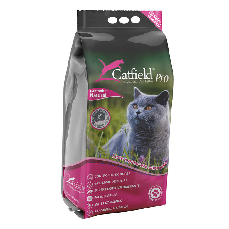 Catfield Premium Pro Talco Areia Aglomerante para gatos ,  Imagem número 1 Catfield Premium Pro Talco Areia Aglomerante para gatos , , large Imagem número 1