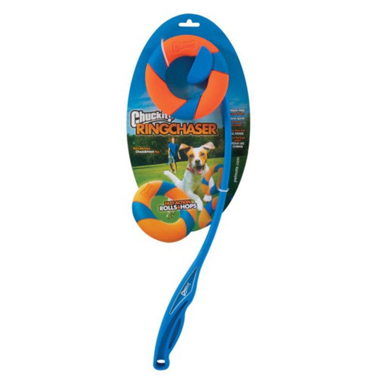 Chuckit! Ring Chaser lanzador de aros para perros Imagem número 1 Chuckit! Ring Chaser lanzador de aros para perros Imagem número 1