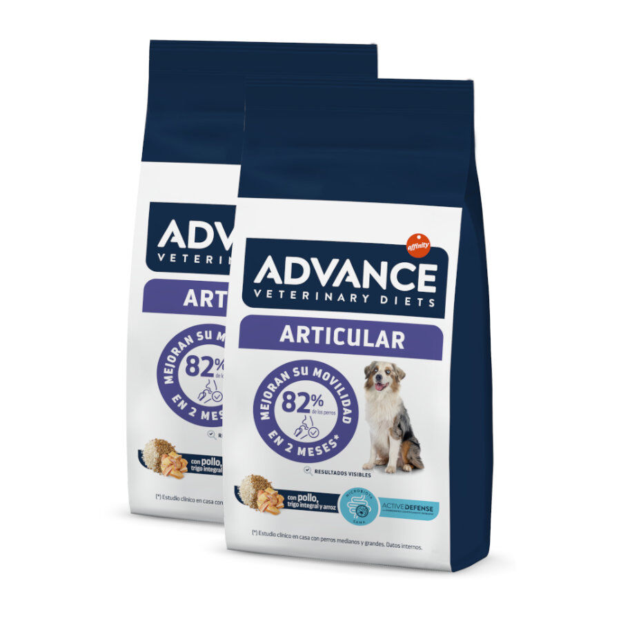2 x 12 kg Advance Veterinary Diets Articular Frango ra&ccedil;&atilde;o para c&atilde;es Pack poupan&ccedil;a!, , large Imagem n&uacute;mero 1