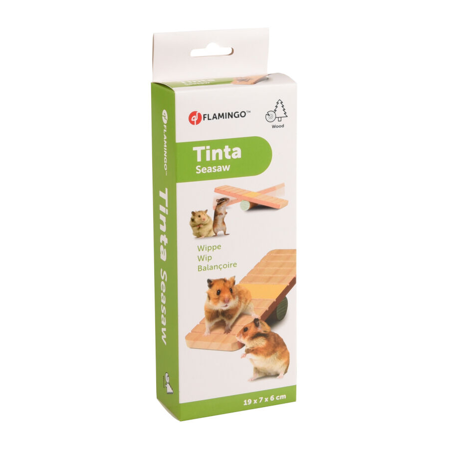 Flamingo Tinta Balanc&iacute;n de Madera para roedores, , large Imagem n&uacute;mero 2