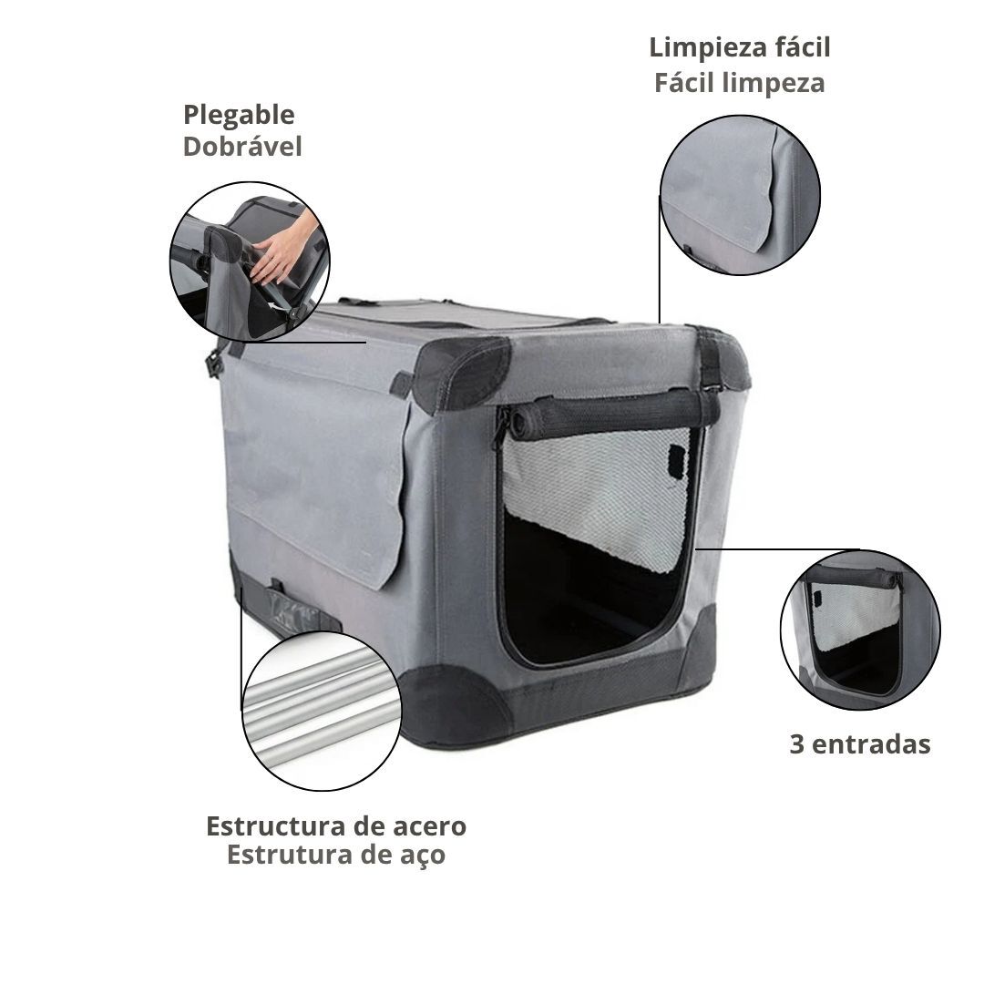 TK-Pet Transportadora de tela para c&atilde;es, , large Imagem n&uacute;mero 5