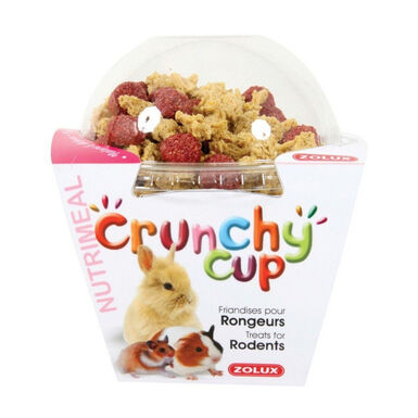 Zolux Crunchy Cups Nuggets Cenoura e Beterraba Snack para roedores