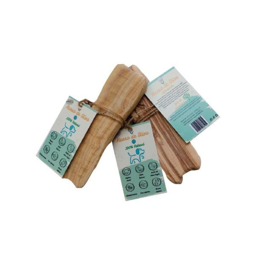 L Hobbitalf Osso de Madeira de Oliveira para c&atilde;es, , large Imagem n&uacute;mero 1