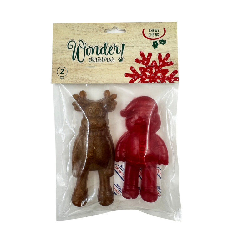 2 uds. Wonder Christmas Snacks Reno & Santa Navideños para perros,  Imagem número 3 2 uds. Wonder Christmas Snacks Reno & Santa Navideños para perros, , large Imagem número 3