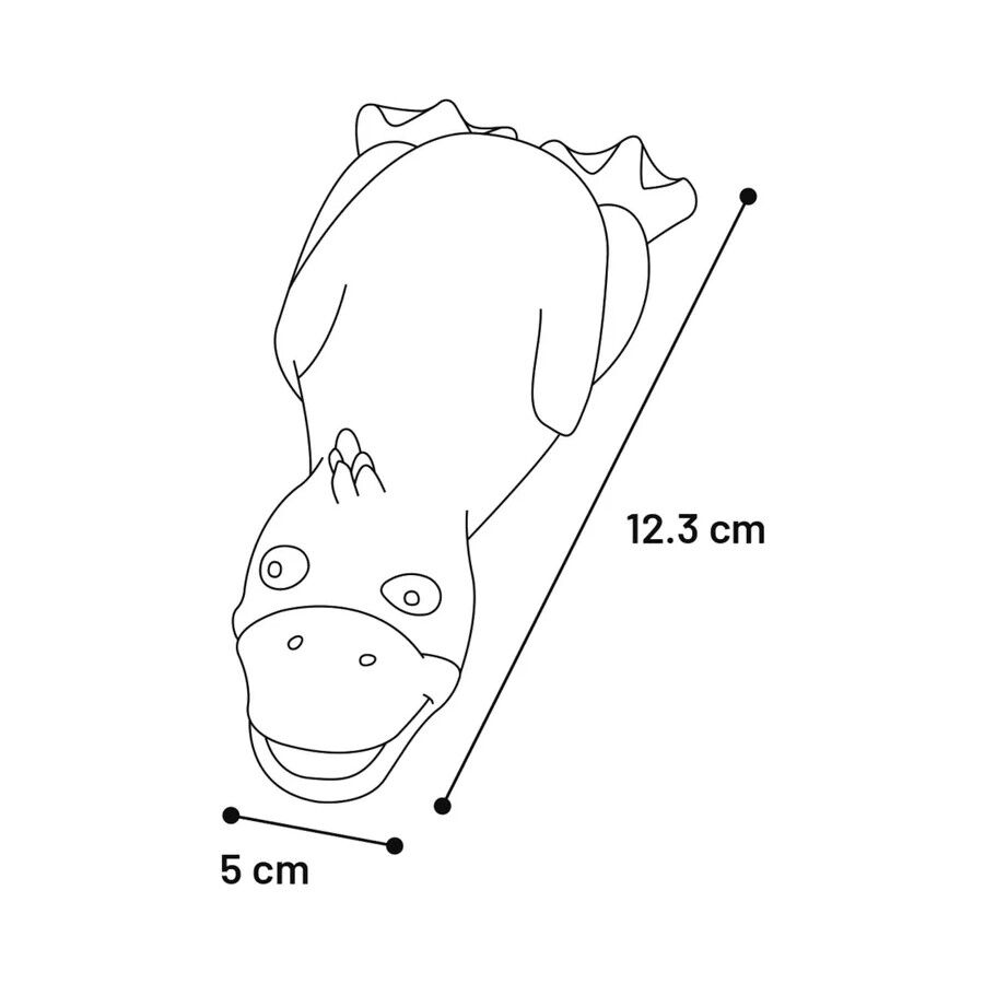 Flamingo Sky Dive L&aacute;tex brinquedo para c&atilde;es, , large Imagem n&uacute;mero 2