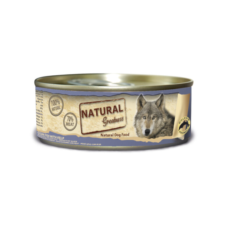 156 g Natural Greatness Peixe com Kelp Lata para Cães,  Imagem número 1 156 g Natural Greatness Peixe com Kelp Lata para Cães, , large Imagem número 1
