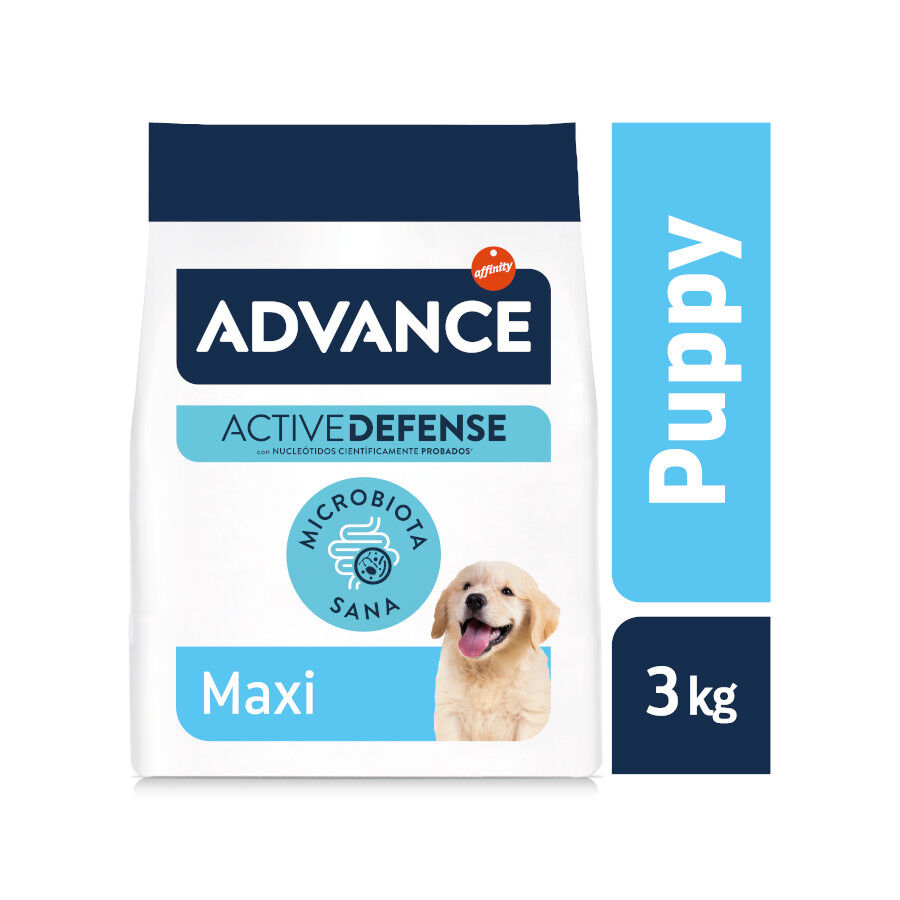 3 kg Advance Active Defense Maxi Puppy Frango e Arroz ra&ccedil;&atilde;o para c&atilde;es, , large Imagem n&uacute;mero 2