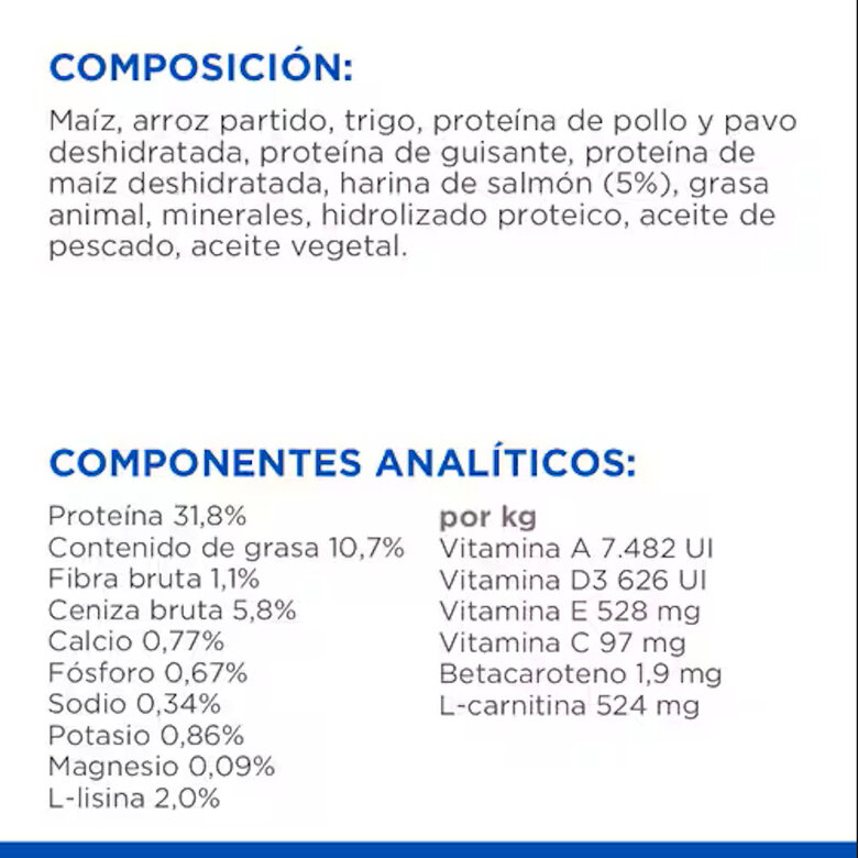 10 kg Ração Hill's Science Plan Sterilised Adult Ração de salmão para gatos,  Imagem número 5 10 kg Ração Hill's Science Plan Sterilised Adult Ração de salmão para gatos, , large Imagem número 5