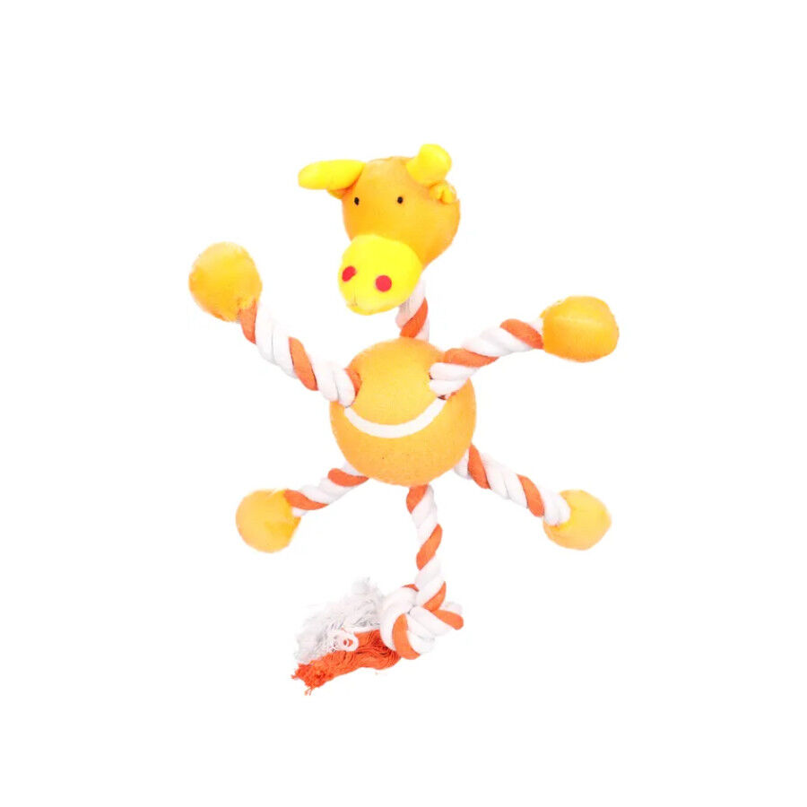 Flamingo Peluche de Bola com Cordas para c&atilde;es, , large Imagem n&uacute;mero 4