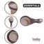 Leeby Colher Medidora Dobr&aacute;vel Castanha para c&atilde;es e gatos, , large Indicador imagem n&uacute;mero 3