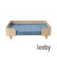 Leeby Sofá com almofada Azul removível para cães, , large Indicador imagem número 2