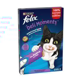 Purina Felix Deli Moments com Pato Snack liquido para gatos 