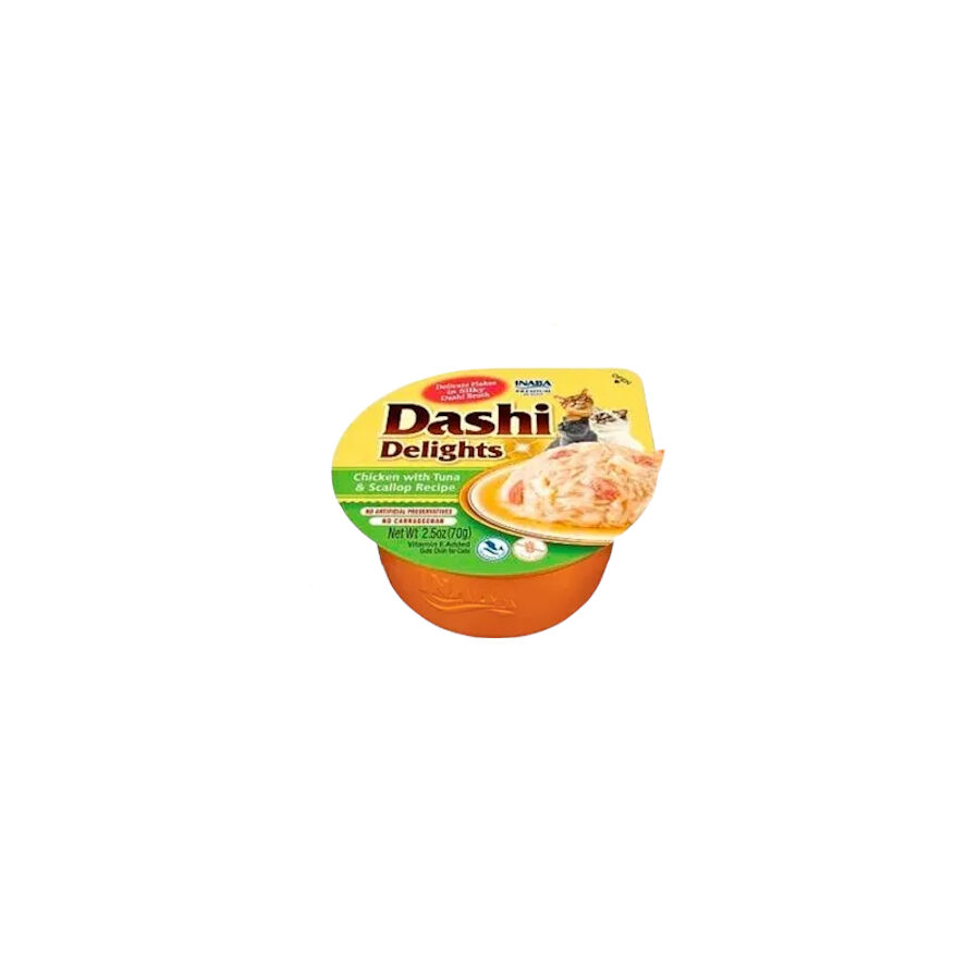 70 g Dashi Delights Lanche Cremoso de Frango com Atum e Vieira para gatos, , large Imagem n&uacute;mero 1