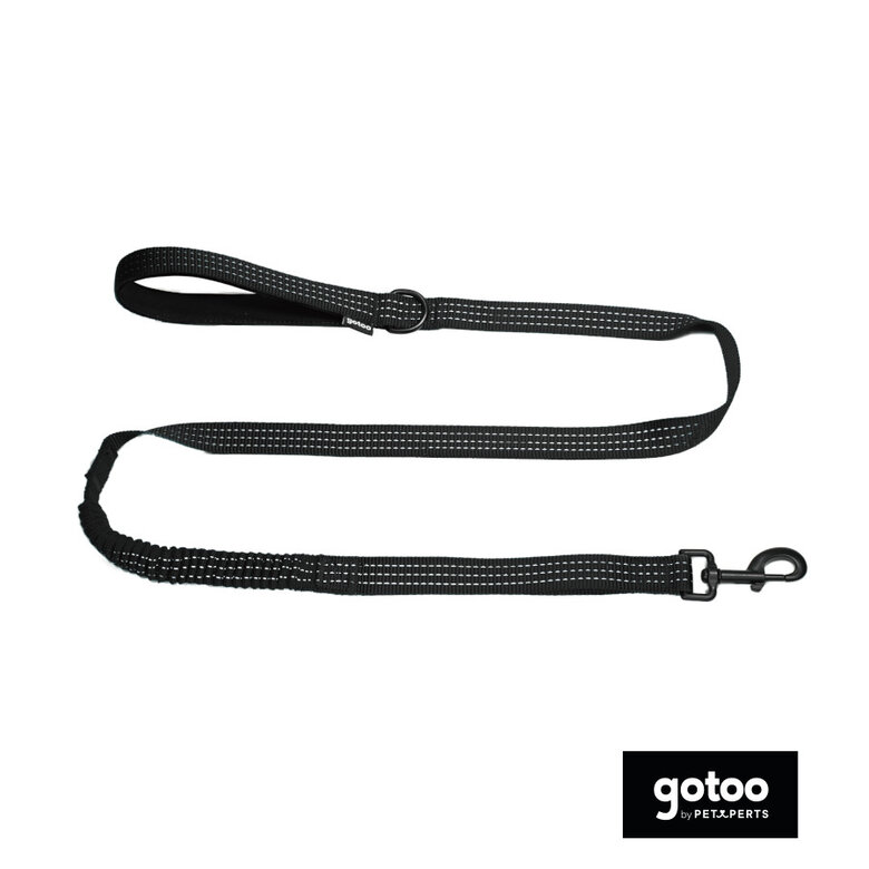 Gotoo Trela antitirões preta para cães,  Imagem número 2 Gotoo Trela antitirões preta para cães, , large Imagem número 2