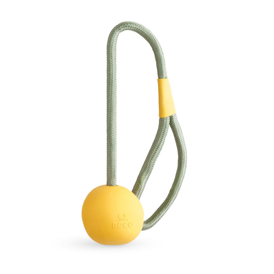 BECO Mordedor bola de lan&ccedil;ar amarela para c&atilde;es, , large Imagem n&uacute;mero 4