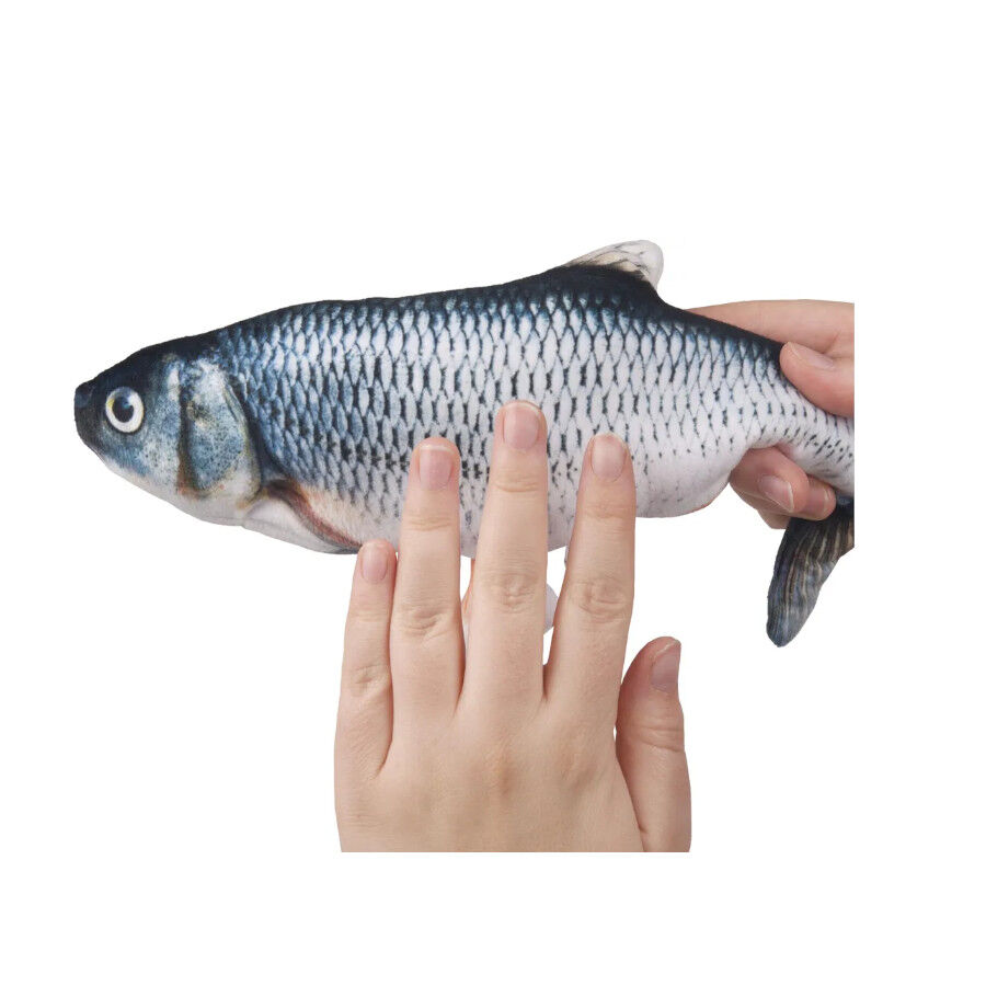 Flamingo Flounder Brinquedo em forma de Peixe El&eacute;ctrico para gatos, , large Imagem n&uacute;mero 5