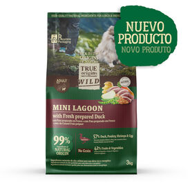 True Origins Wild Mini Lagoon ração de pato para cães