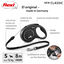 Flexi New Classic Trela extensível com cordão preto para cães, , large Indicador imagem número 2