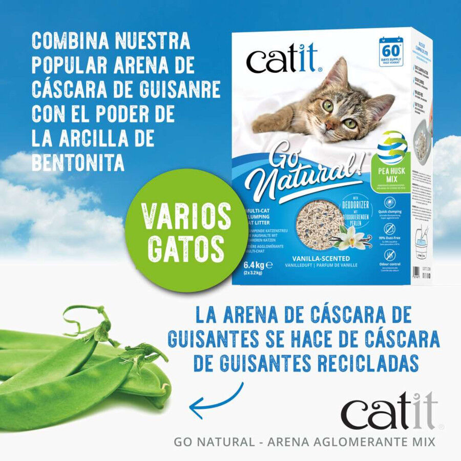 Catit Go Natura! Areia aglomerante com aroma a baunilha para gatos, , large Imagem n&uacute;mero 2