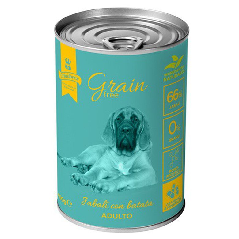 Criadores Adulto Grain Free Javali e Batata em lata para cães, , large image number null