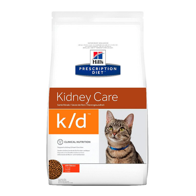 Hill's Prescription Diet Kidney Care Frango ração para gatos, , large image number null