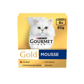 Gourmet Gold Mousse Sortido de latas para gatos 