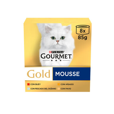 Gourmet Gold Mousse Sortido de latas para gatos 