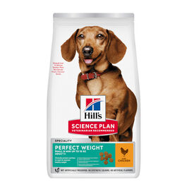 Hill's Science Plan Perfect Weight Adult Small & Mini Ração para cães,  Hill's Science Plan Perfect Weight Adult Small & Mini Ração para cães