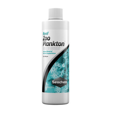 Nutrientes de zooplâncton Seachem Reef para corais de aquário