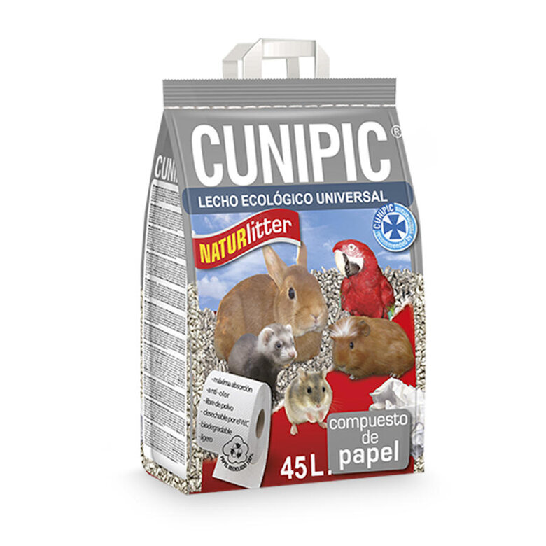 Cunipic Naturlitter Substrato Ecológico de Papel para aves e roedores, , large image number null