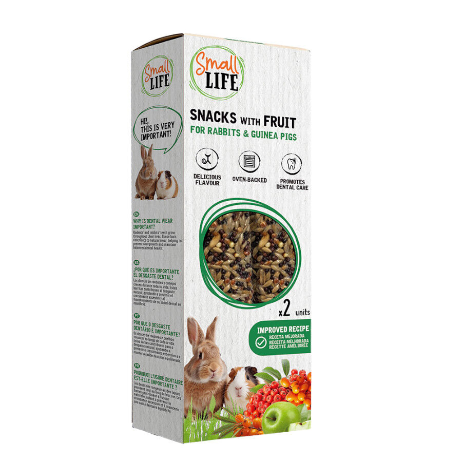 2 barritas Small Life Barritas Snack com Fruta para coelhos e Porquinhos da &Iacute;ndia, , large Imagem n&uacute;mero 1