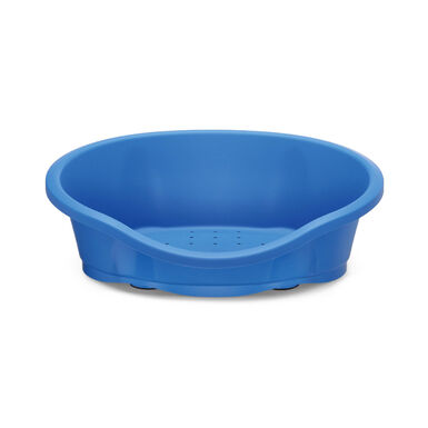 Imac Dido Cama Plástica Azul para cães e gatos