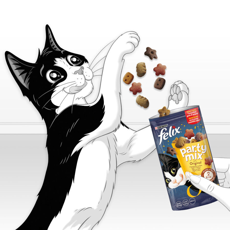 60 g Felix Biscoitos Party Mix para gatos, , large Imagem n&uacute;mero 5