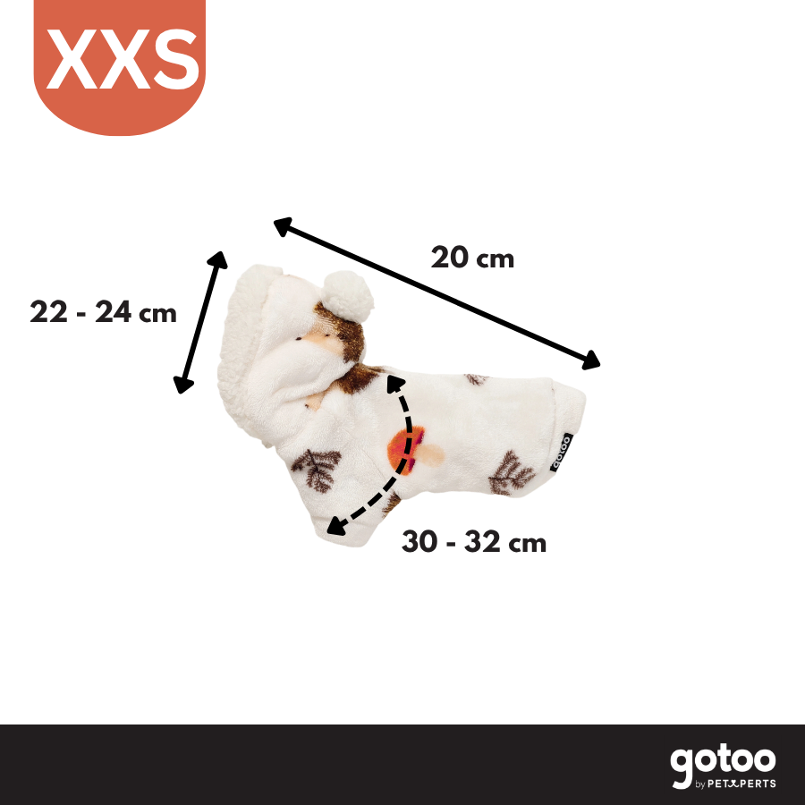 Gotoo Camisola Polar com Padr&atilde;o de Ouri&ccedil;os para c&atilde;es, , large Imagem n&uacute;mero 4