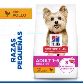 Hill's Science Plan Ração de frango para cães adultos de raça mini