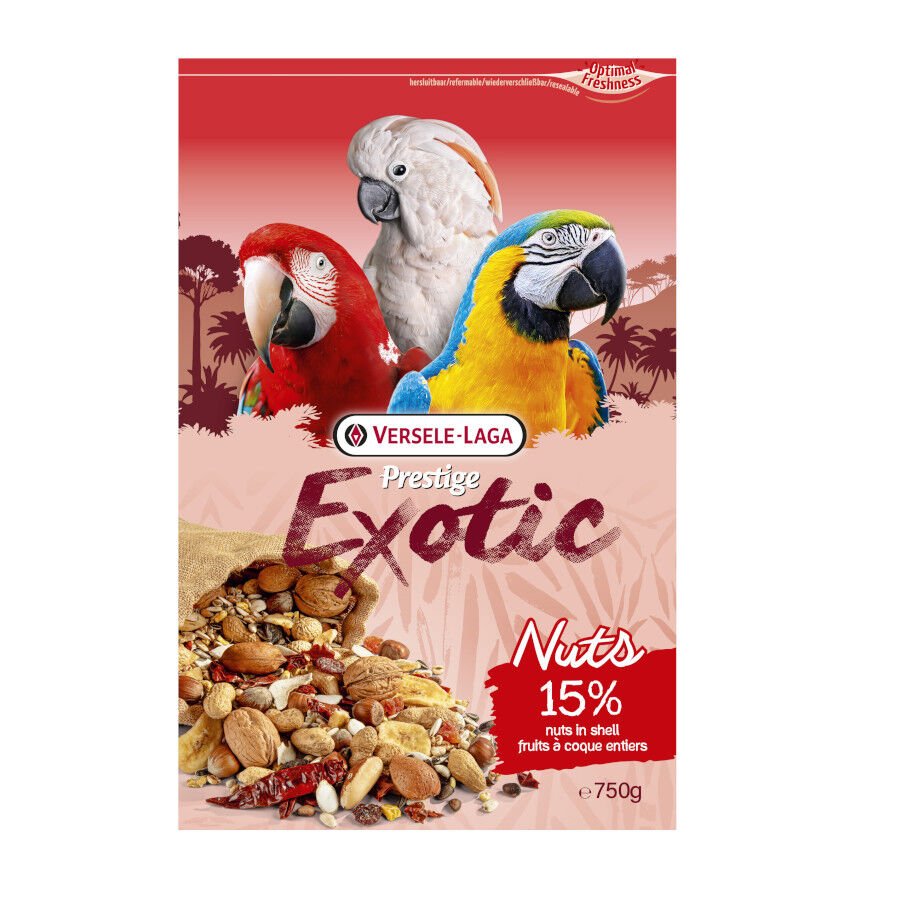 Verserle-Laga Exotic Nuts Snacks para papagaios , , large Imagem n&uacute;mero 1
