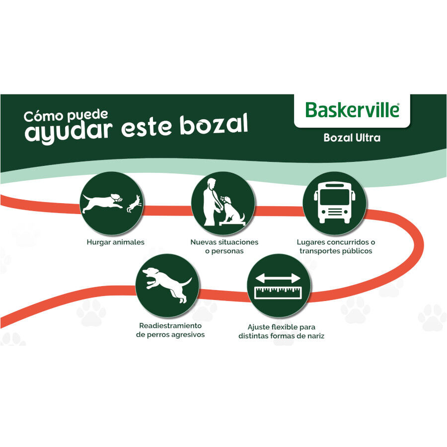 Baskerville Ultra Muzzle A&ccedil;aime tipo cesto para c&atilde;es, , large Imagem n&uacute;mero 9