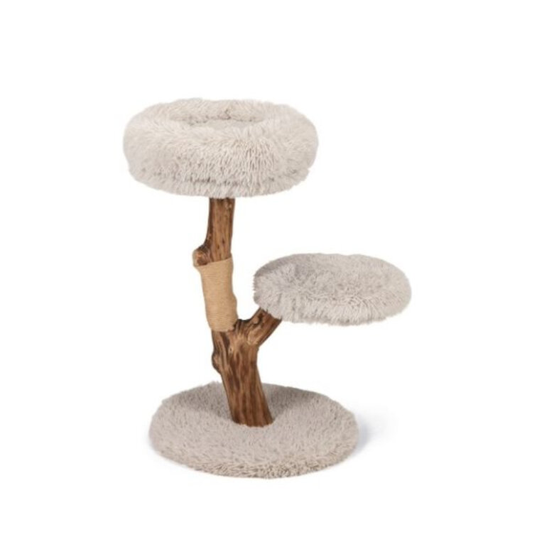 Designed by Lotte Zora Móvel Arranhador de Madeira Cinzento para gatos,  Imagem número 1 Designed by Lotte Zora Móvel Arranhador de Madeira Cinzento para gatos, , large Imagem número 1