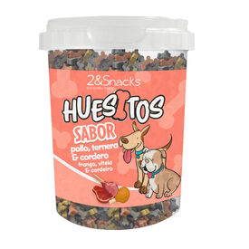2&Snacks Biscoitos Mini Ossos Mix para cães