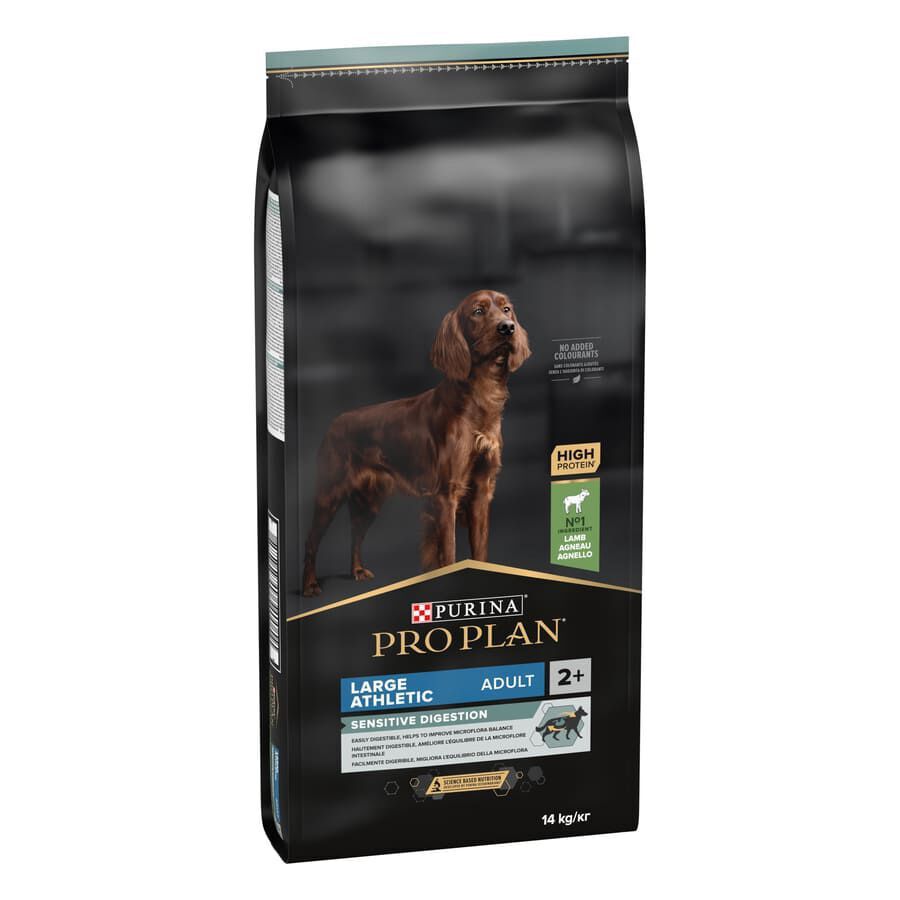 14 kg Pro Plan Adult Large Athletic Digest&atilde;o Cordeiro ra&ccedil;&atilde;o para c&atilde;es, , large Imagem n&uacute;mero 1